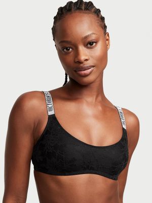 Bralette Shine Strap Black