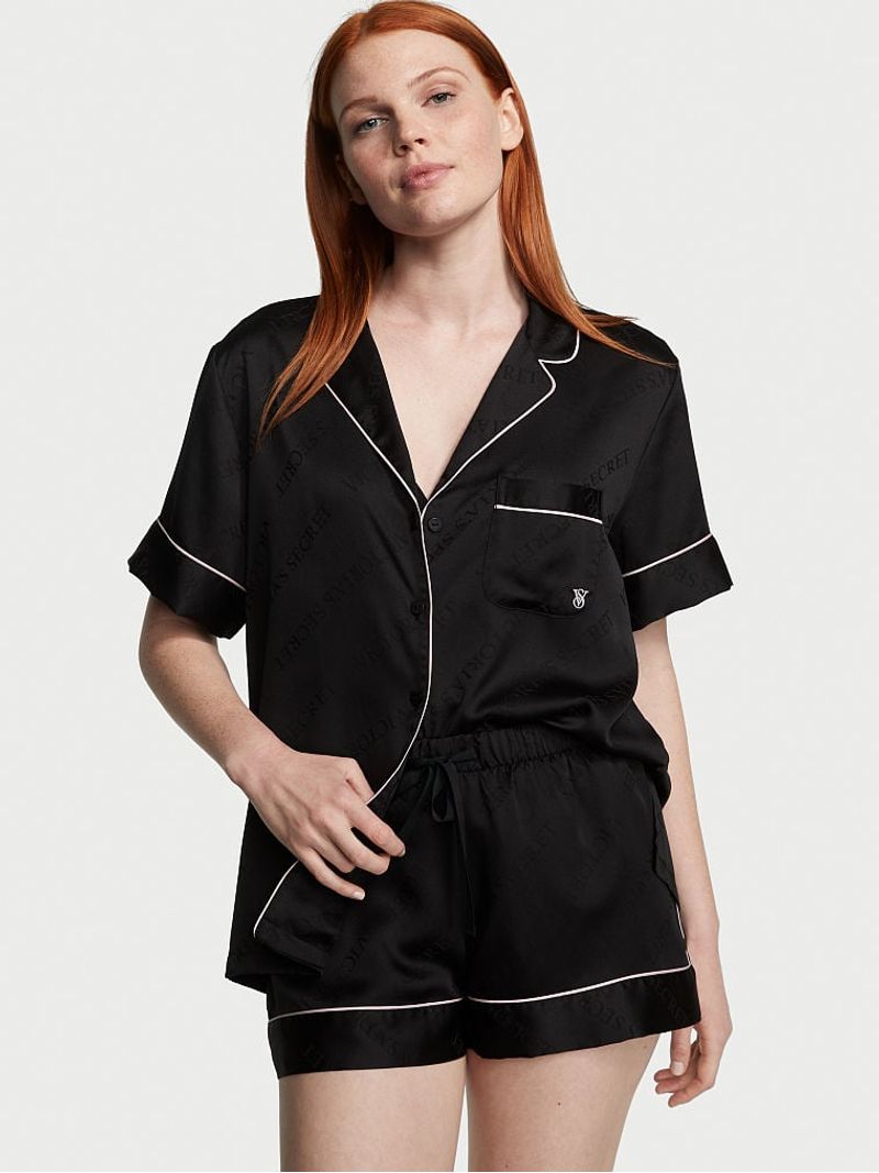 Pijama-short-de-Satin-Negro-Victoria-s-Secret